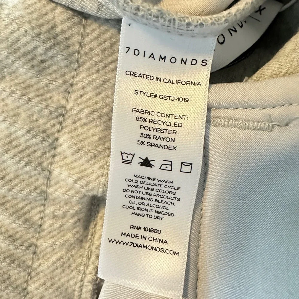 7Diamonds Generation Relaxed Jogger Mens XXL‎ ECR Grey GSTJ-1019 NWT